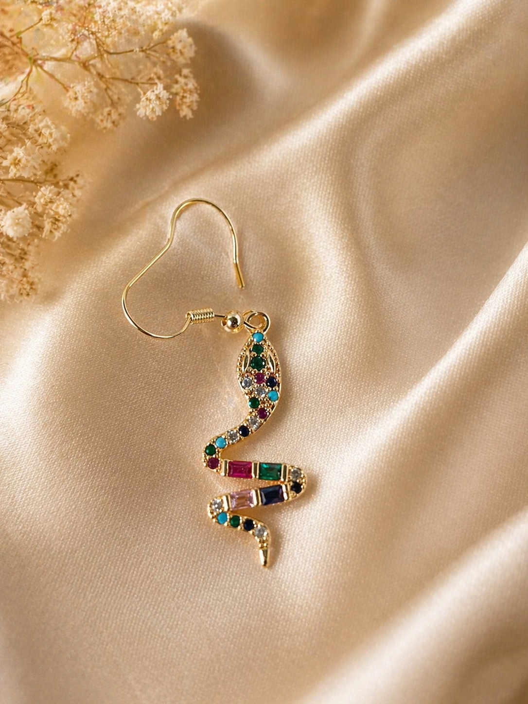 Boucles d'oreilles Le "Serpent aux Mille Joyaux”
