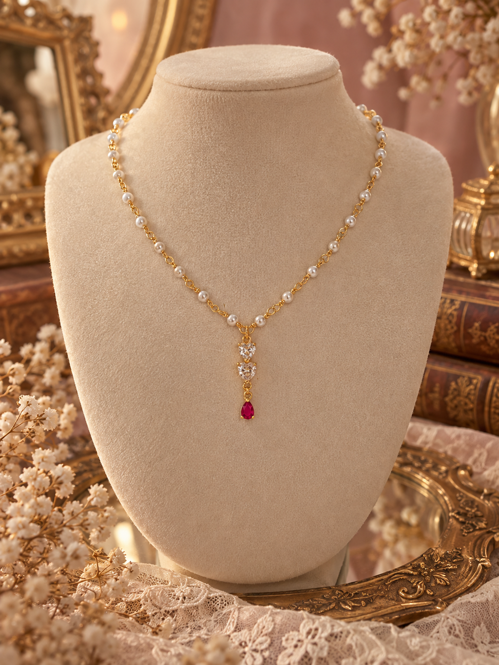 collier "Le Rubis de Victoria"
