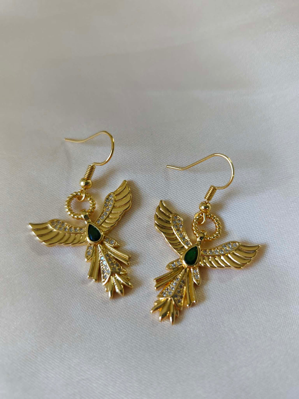 Boucles d'oreilles "Phénix Impérial"