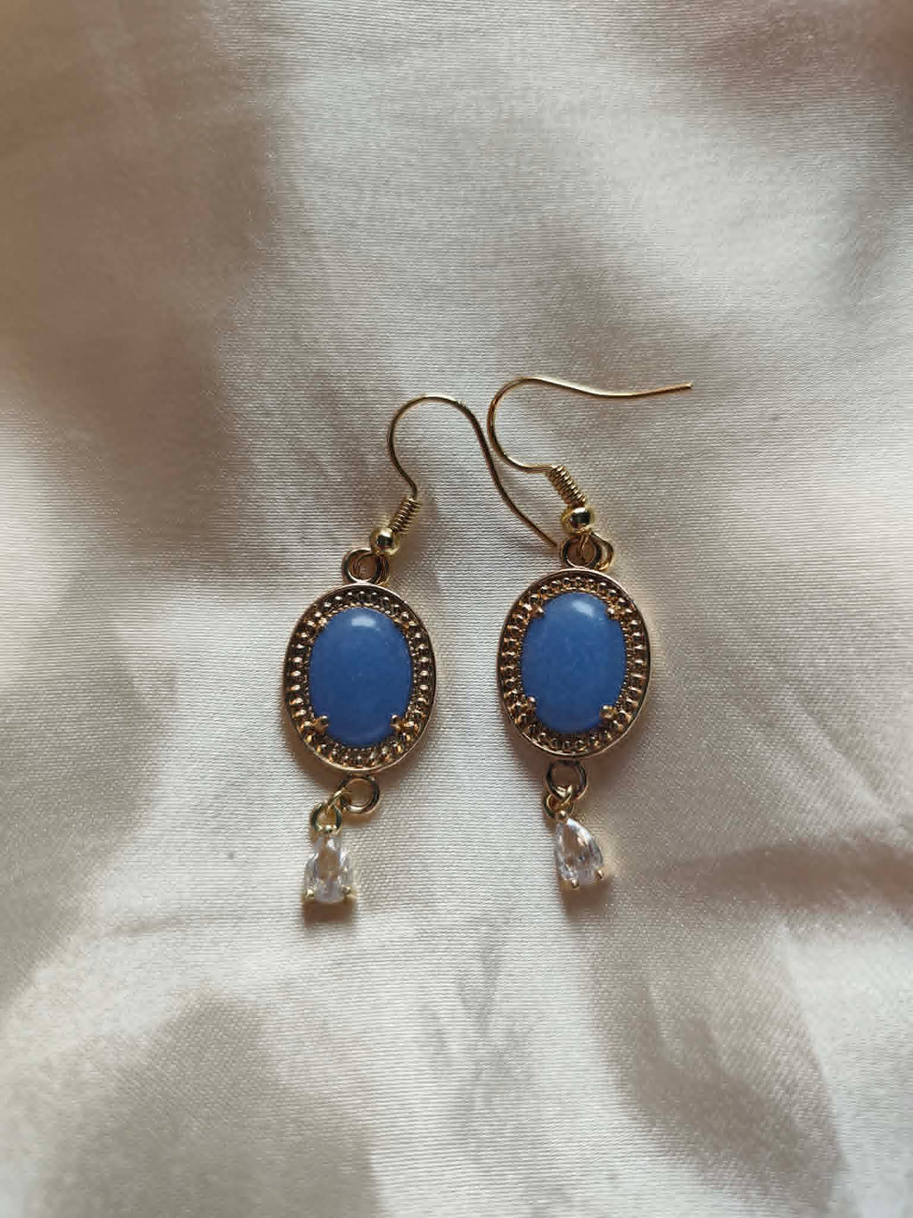 Boucles d'oreilles "Le Souffle d’Azur"