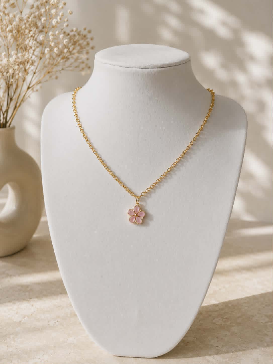 Collier "fleur de cerisier"