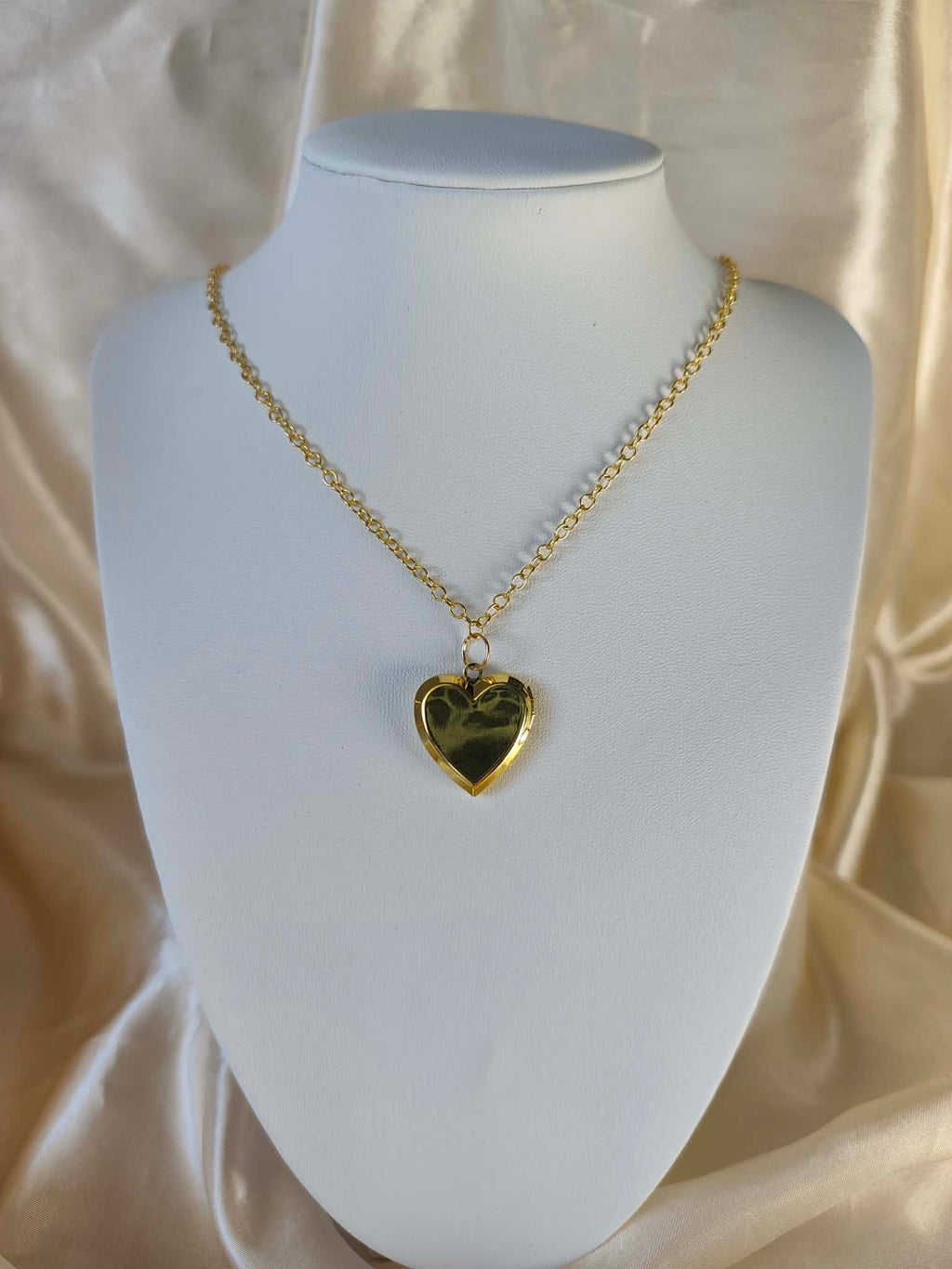 Collier Cœur Familial Royal – Médaillon Photo Élégant et Vintage