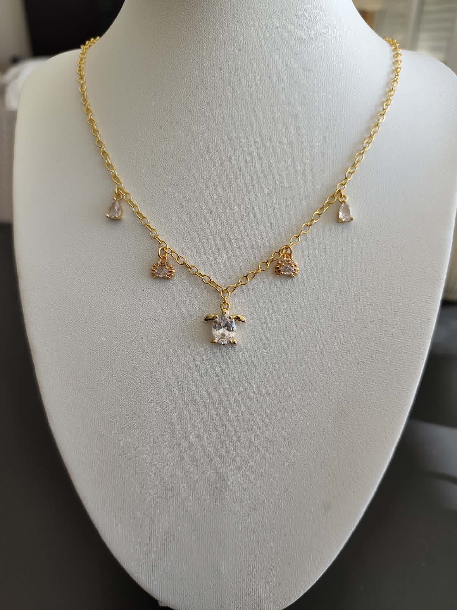 Collier "tortue étincellante"