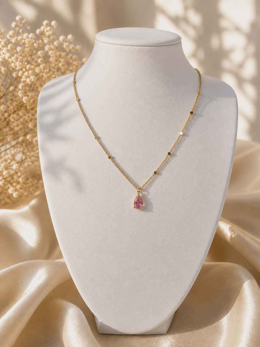 Collier "Éclat Rosé"