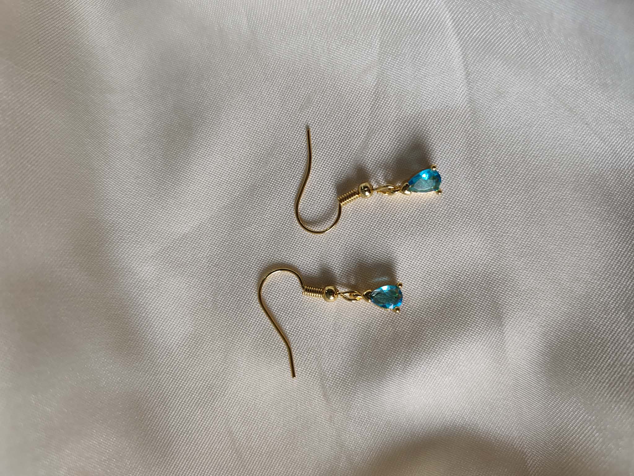 Boucles d'oreilles "Larmes Bleues"