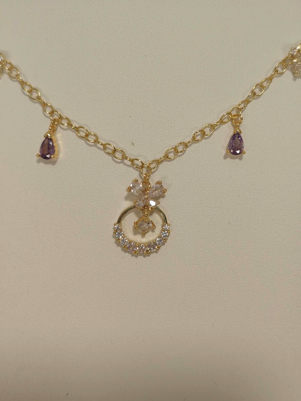 collier "Le Jardin d'Améthyste"