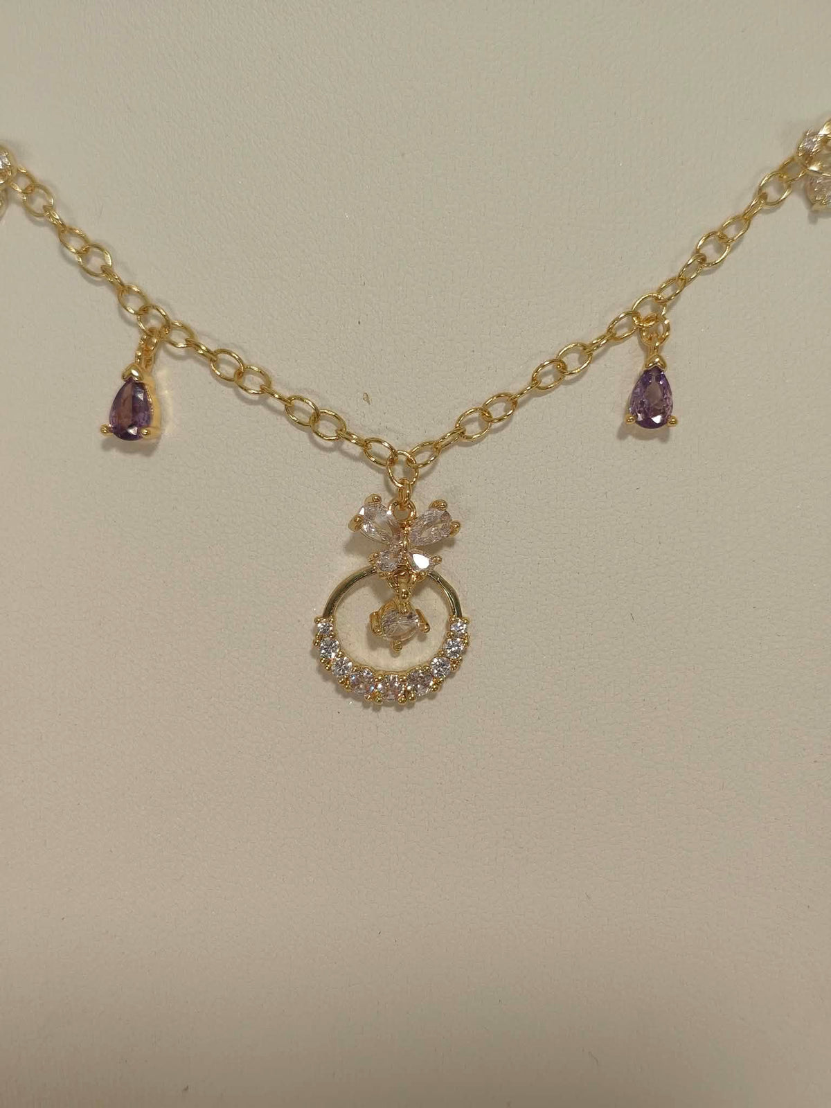 collier "Le Jardin d'Améthyste"