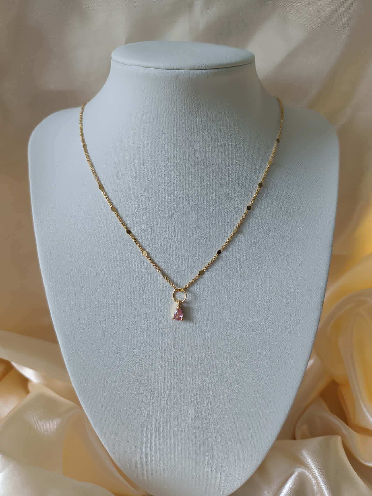 Collier "Éclat Rosé"