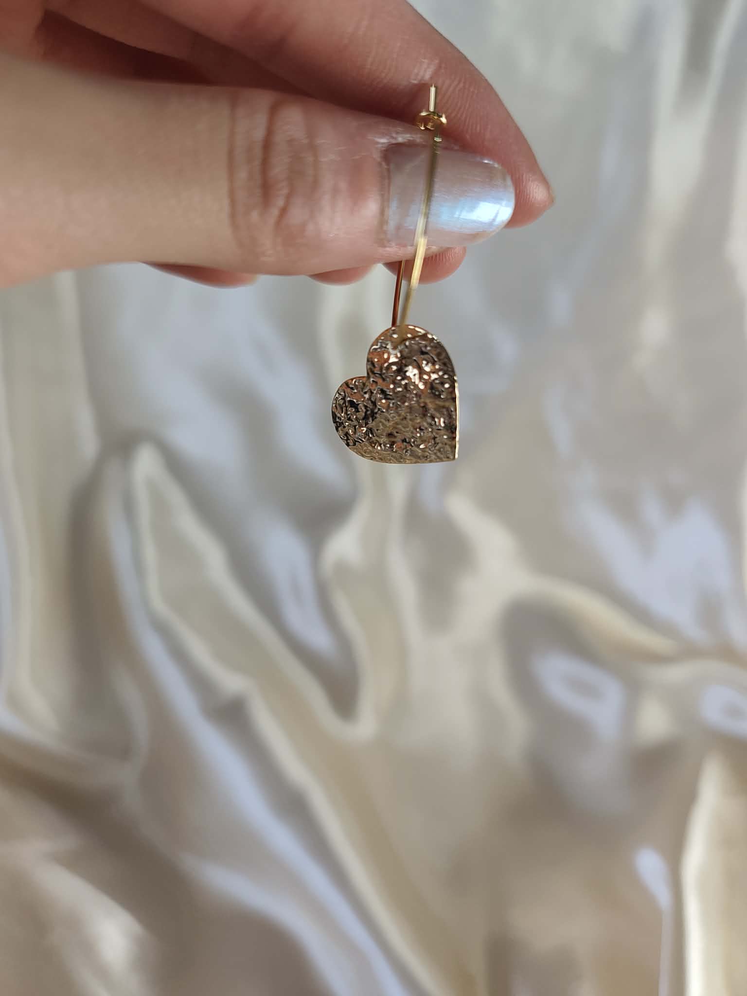 Boucles d'oreilles "Cœur d’Or"