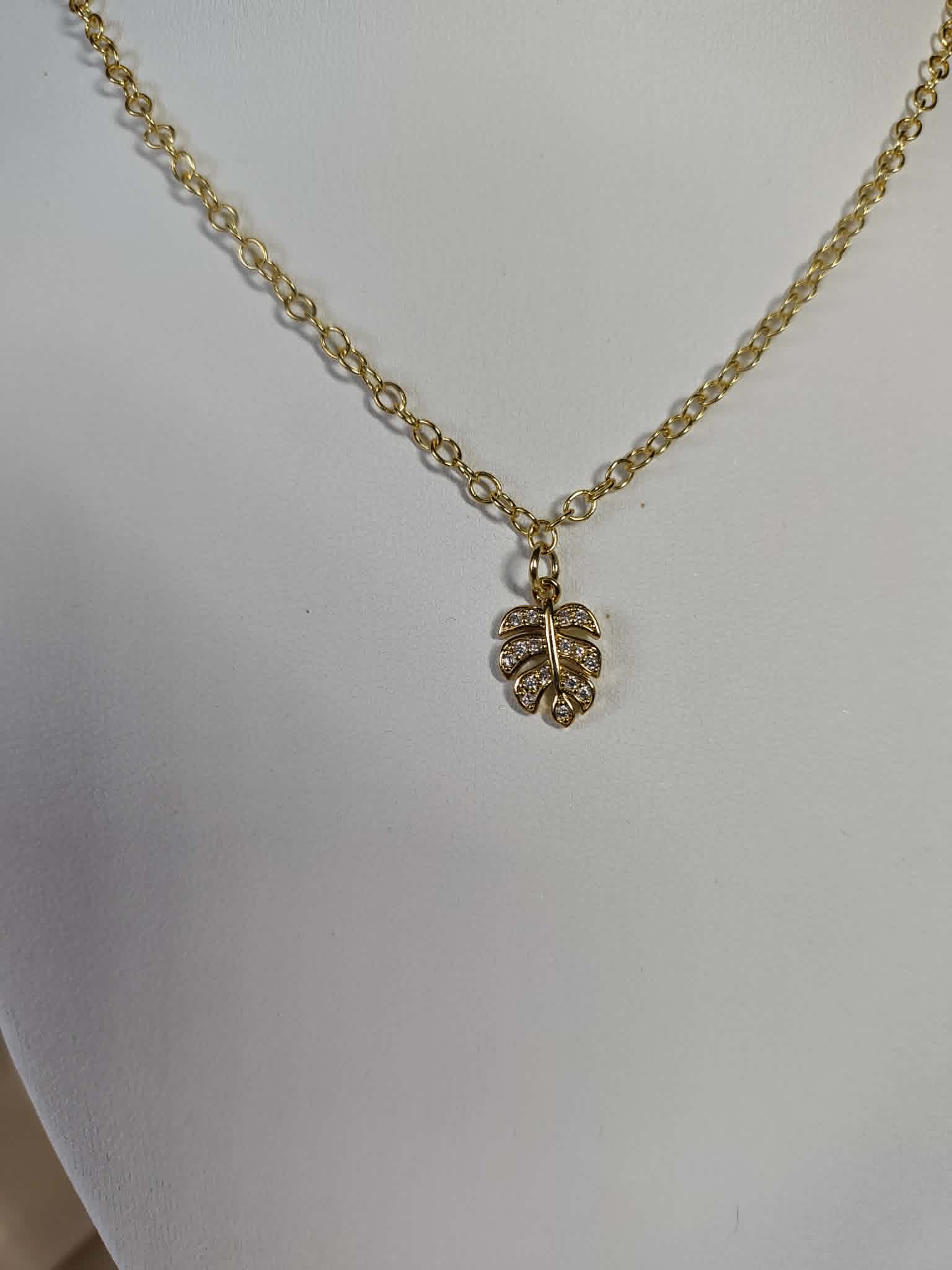 Collier "Monstera"