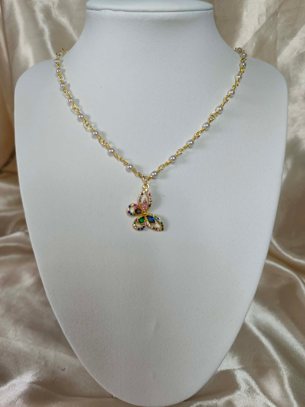 Collier "Le Papillon Enchanté"