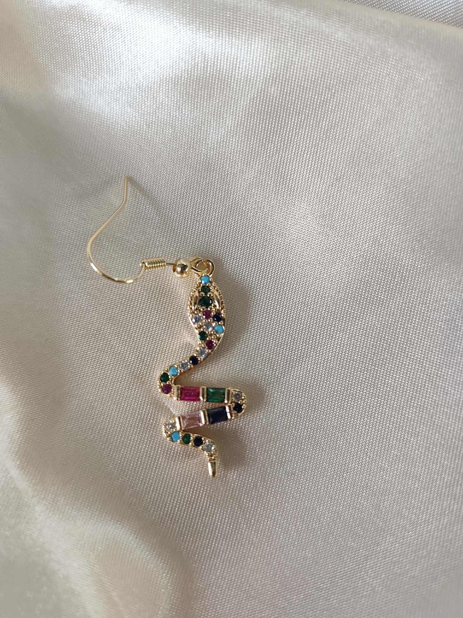 Boucles d'oreilles Le "Serpent aux Mille Joyaux”