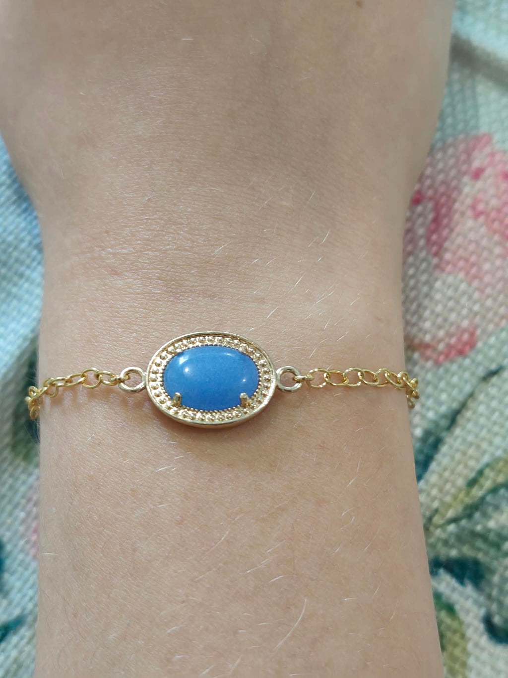 Bracelet « Le Médaillon d’Azur »
