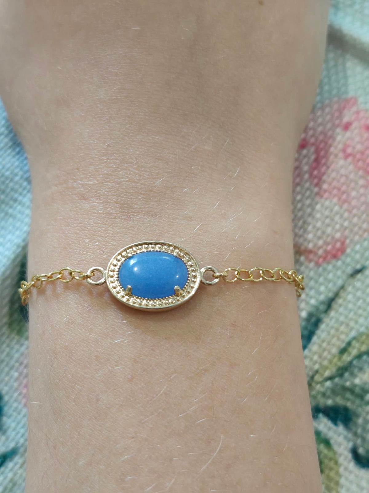 Bracelet « Le Médaillon d’Azur »