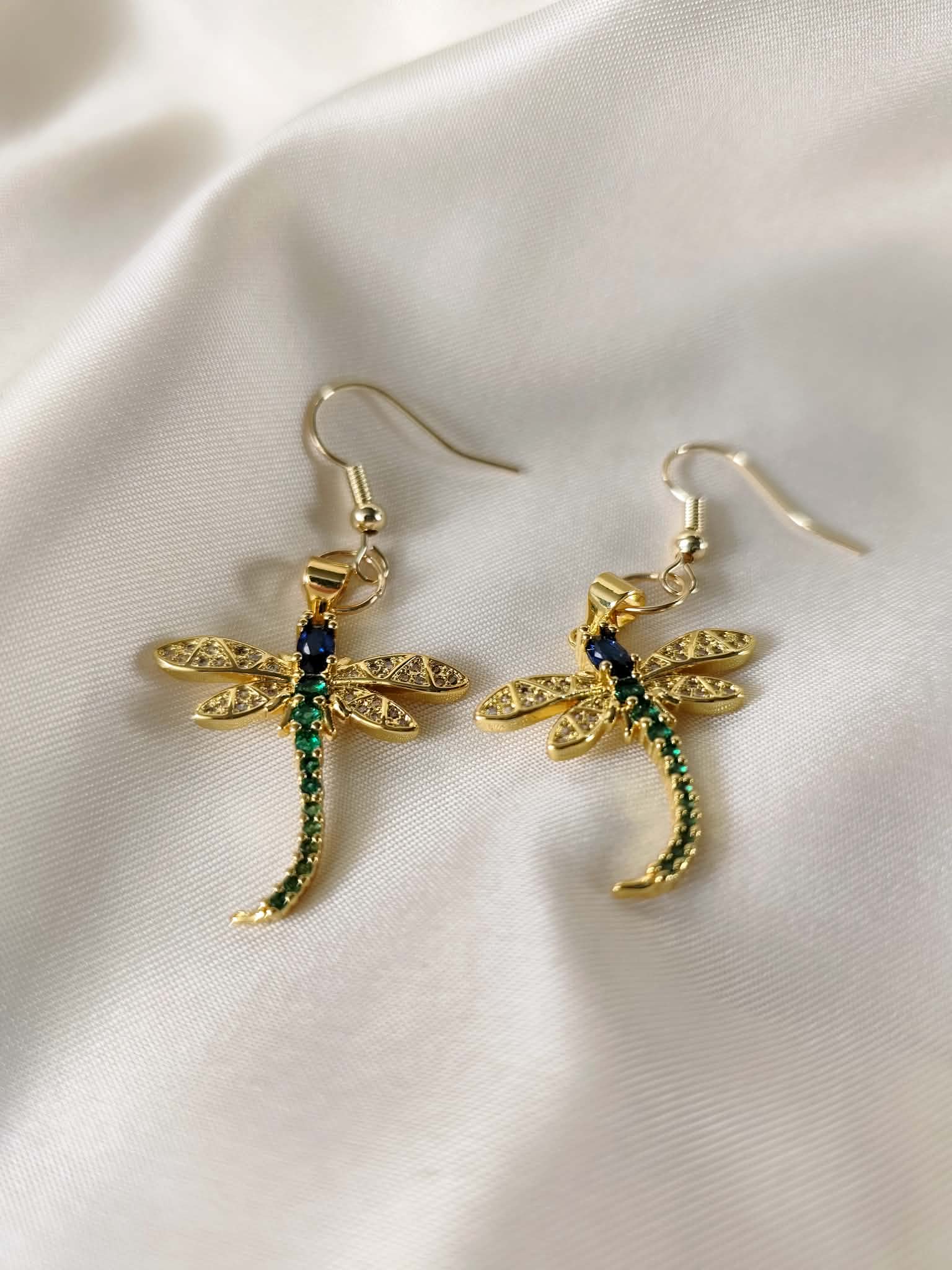 Boucles d'oreilles "Les Libellules du Jardin"