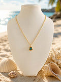 Collier "Coquillage turquoise"