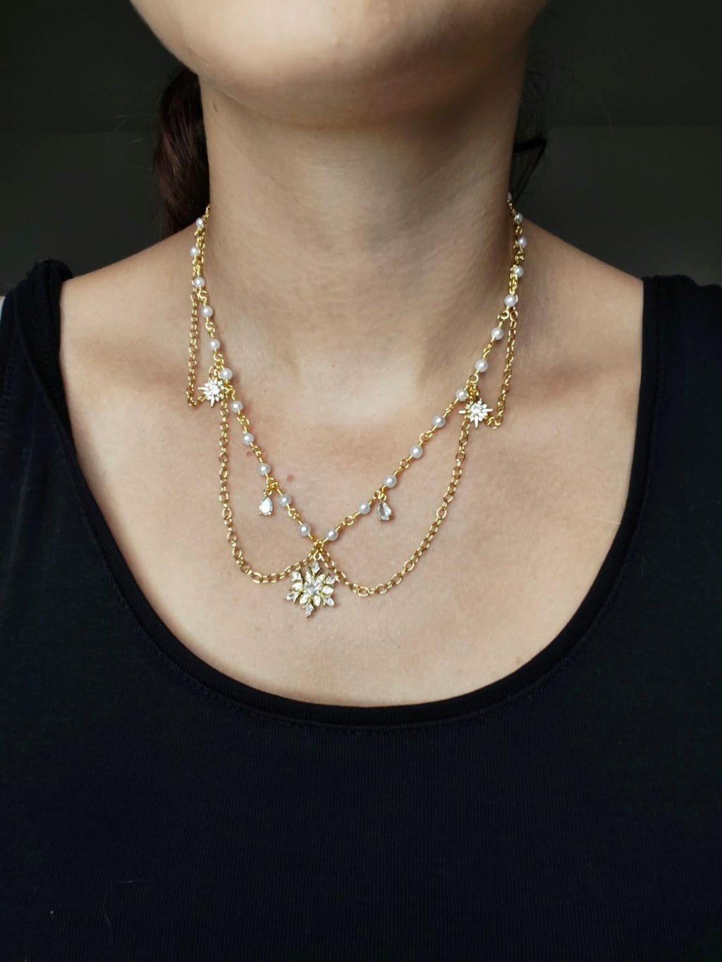 Collier "La Valse des Neiges"