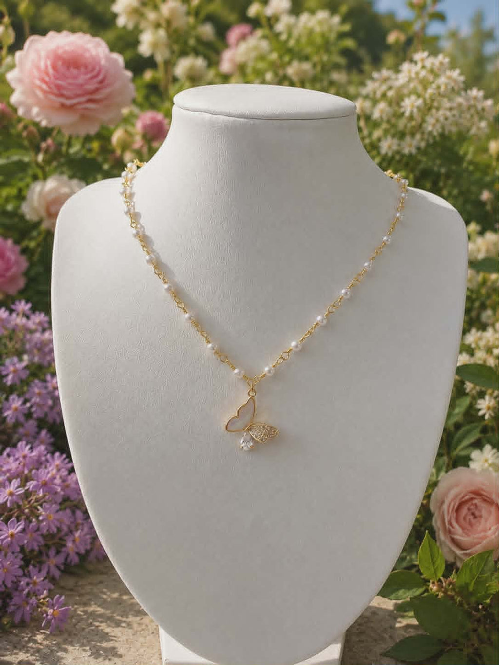 Collier "Le Papillon de Rosalie"