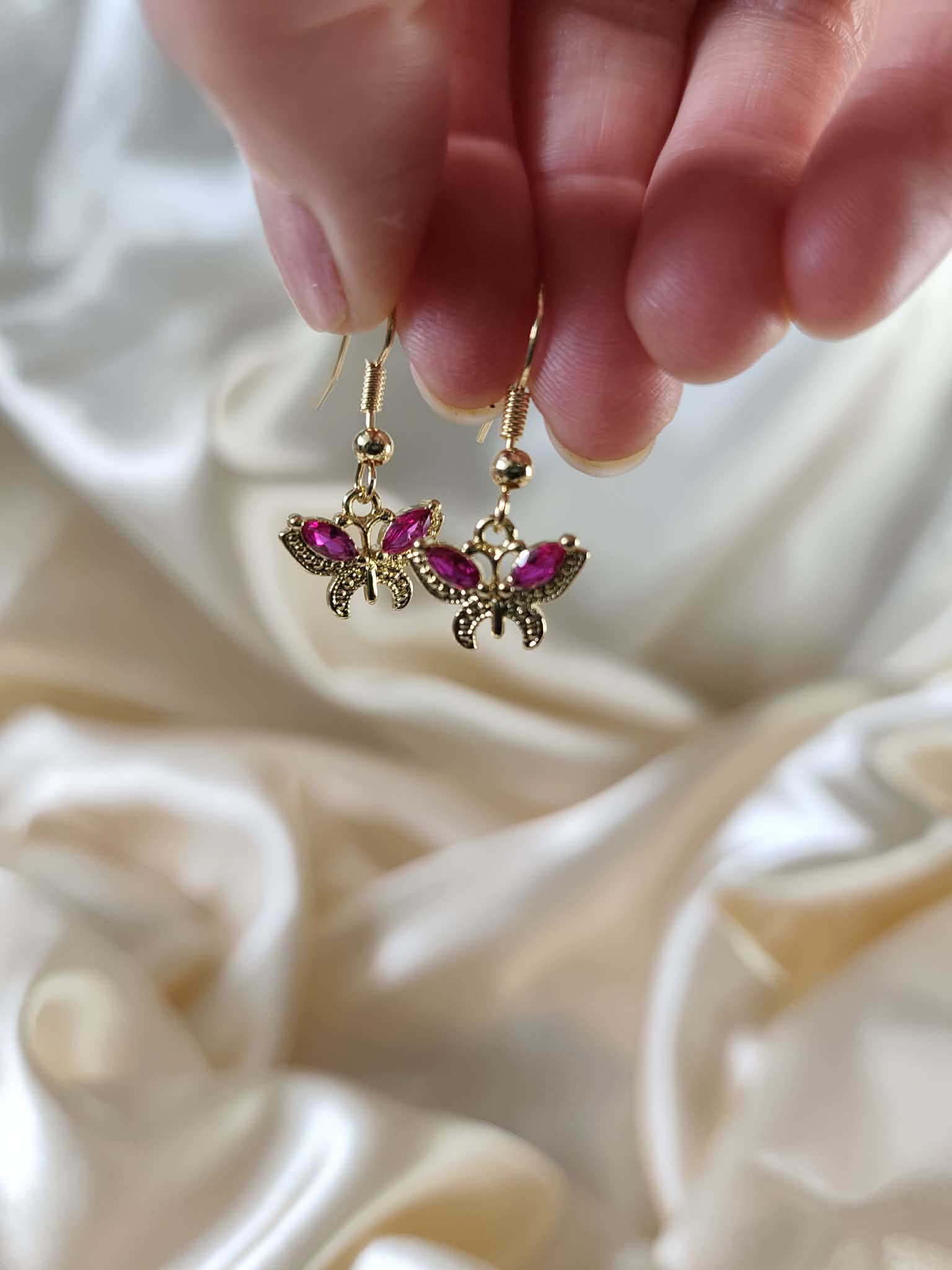 Boucles d'oreilles "Papillon Royal"