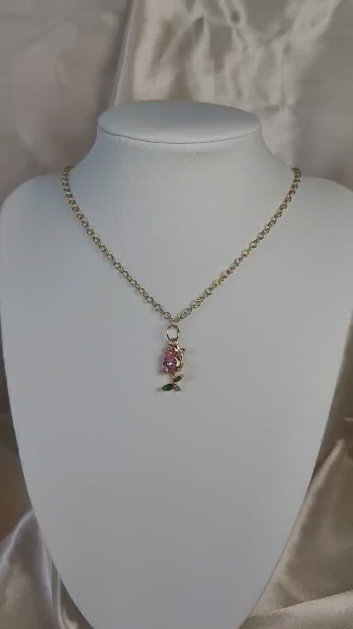 Collier "tulipe royale"