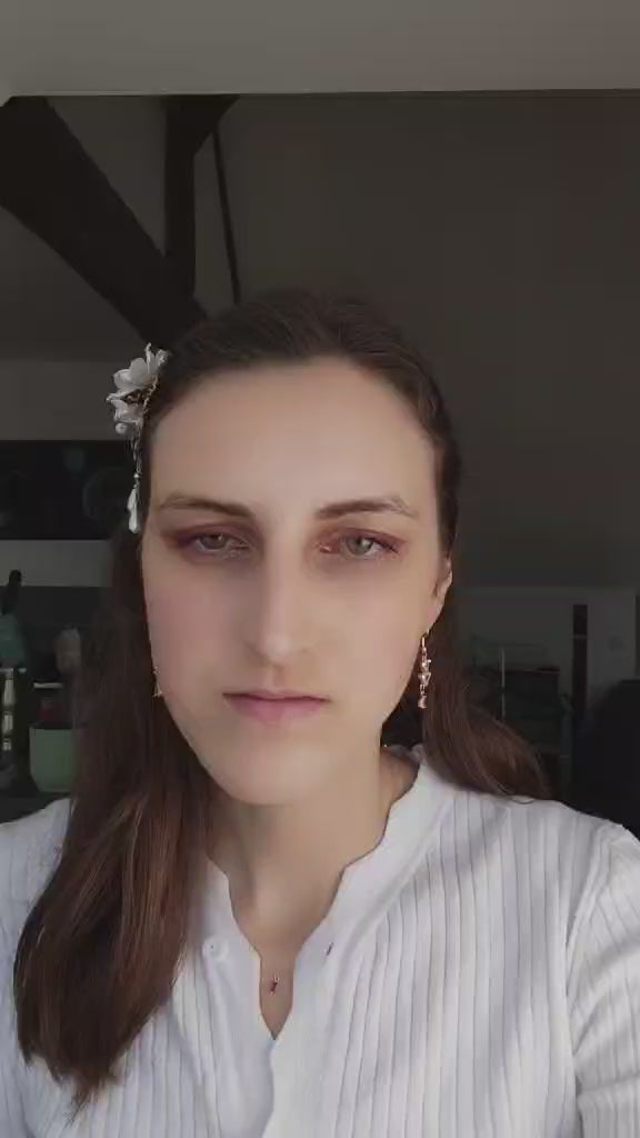 Boucles d’oreilles cœur -  Cœur Éternelle – Bijou romantique