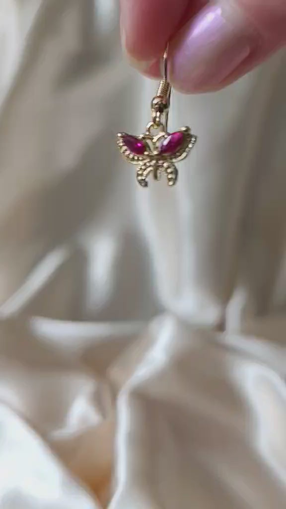 Boucles d'oreilles "Papillon Royal"